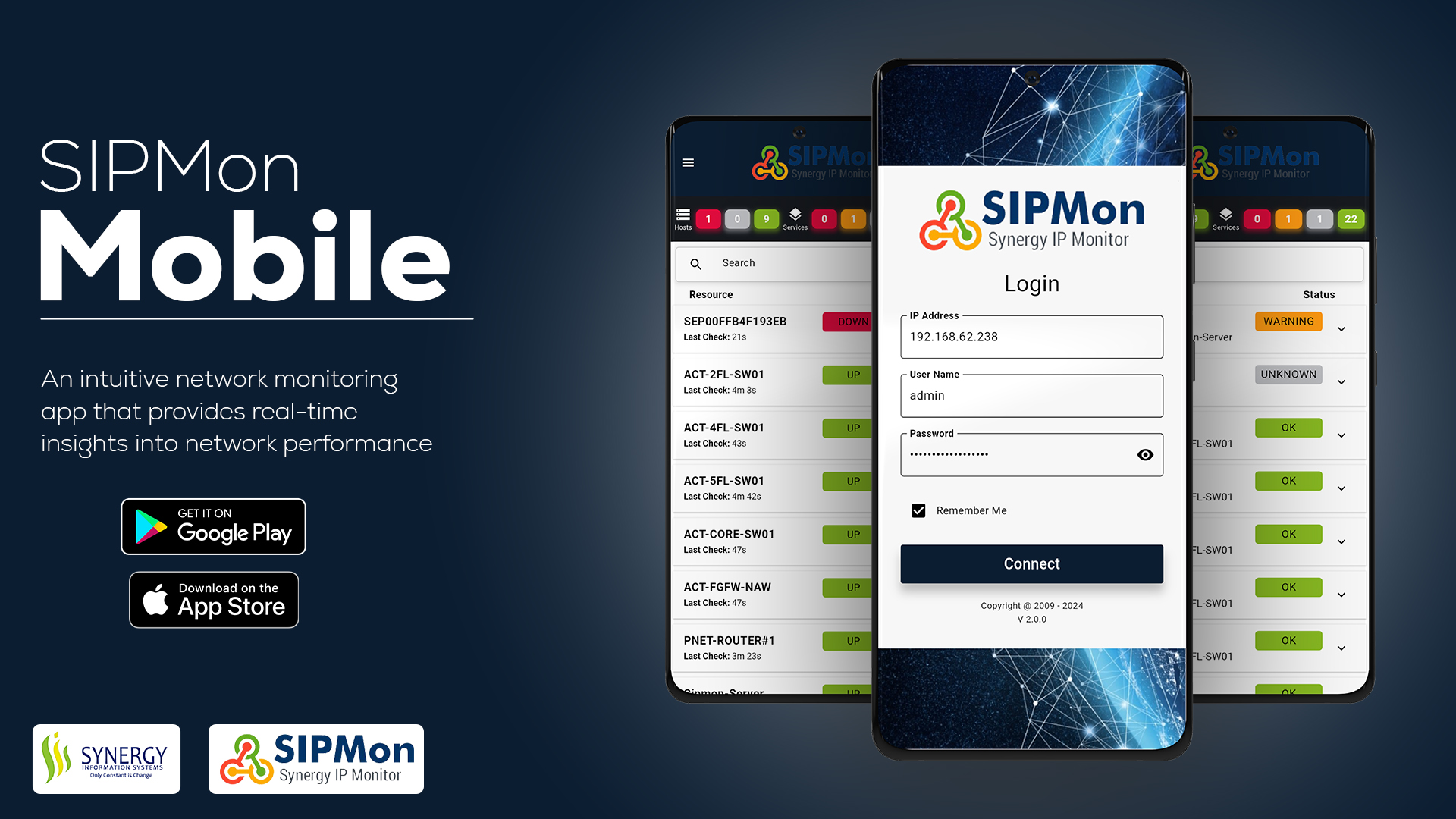 SIPMon Mobile App